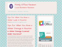 Tablet Screenshot of familyofficereview.com
